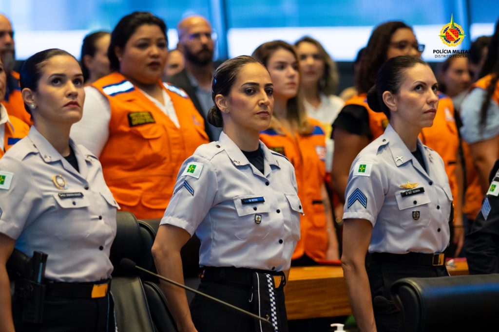 Site PMDF: Sessão solene homenageia mulheres na Segurança Pública do Distrito Federal