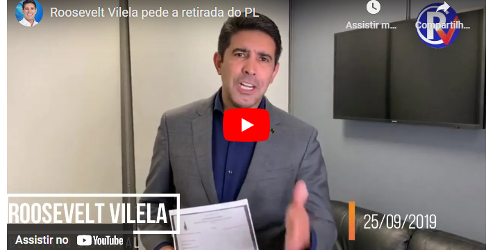 Roosevelt Vilela pede a retirada do PL que extingue os cargos do CBMDF e PMDF da Secretaria de Segurança Pública