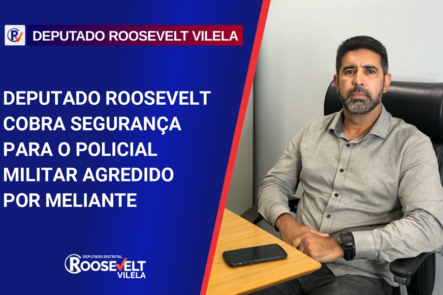 Dep. Roosevelt presta solidariedade ao Policial Militar que teve parte da orelha arrancada durante ação policial