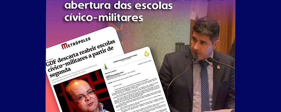 Governador atende pedido do Dep. Roosevelt e prorroga abertura das escolas cívico-militares