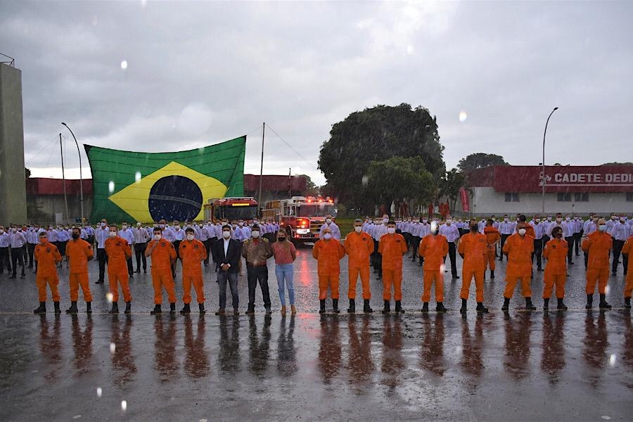 Deputado Roosevelt Vilela participa da cerimônia de ingresso dos novos Bombeiros Militares