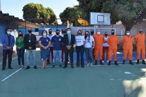 Deputado Roosevelt Vilela visita escola de Gestão Compartilhada com o CBMDF