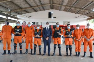 Deputado Roosevelt Vilela participa da formatura da 48º turma do Curso de Socorros de Urgência do CBMDF