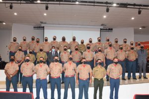 Deputado Roosevelt Vilela participa da solenidade de conclusão do 14° Curso de Especialização em Prevenção de Incêndio do CBMDF (CEPI), Turma B