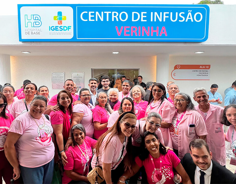 Obra entregue: Deputado Roosevelt inaugura novo Centro de Infusão de Quimioterápicos do Hospital de Base com recursos de seu mandato. Centro de Infusão Verinha.